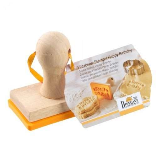 Birkmann Keksstempel mit Happy Birthday Motiv (75x47 mm)