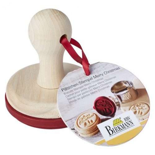 Birkmann Keksstempel mit Merry Christmas Motiv (Ø70 mm)