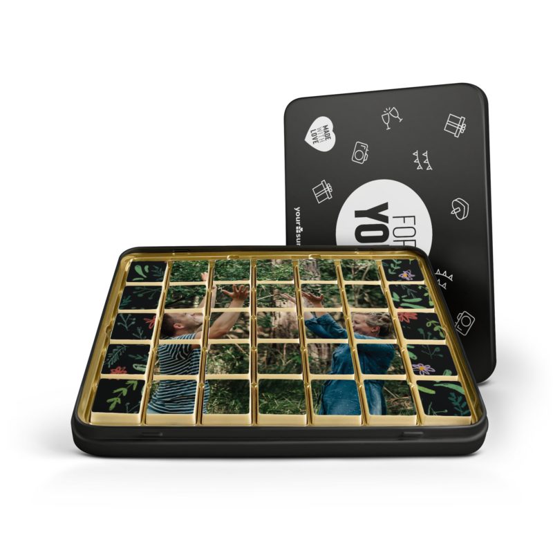 Bild von   schokoladen puzzle in blechdosjpg | fotogeschenkideende 🎀 Geschenke mit eigenem Foto Motiv o Text