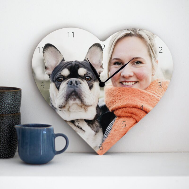 Bild von   uhr herz gross hartfaserjpg | fotogeschenkideende 🎀 Geschenke mit eigenem Foto Motiv o Text