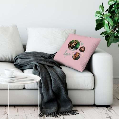 Liebeskissen - groß - Rosa - ohne Füllung