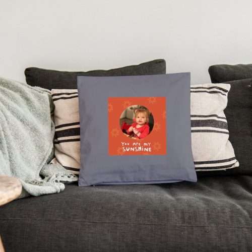 Liebeskissen - Hellgrau - ohne Füllung