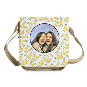 Schultertasche Klein Beige