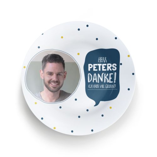 Teller bedrucken - Lehrer