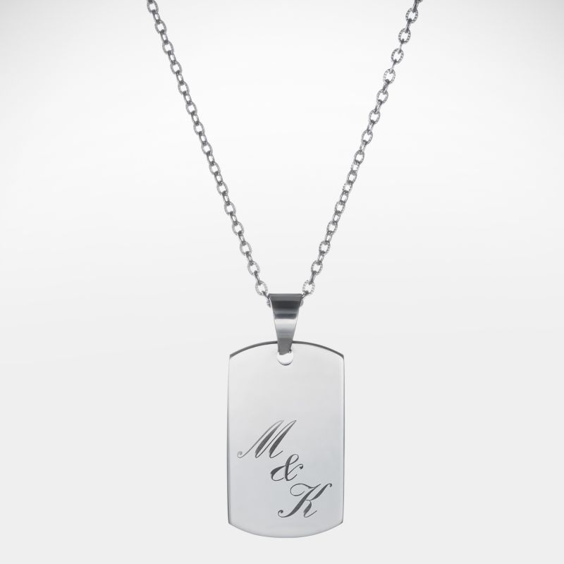 Bild von   dog tag kette mit gravur inijpg | fotogeschenkideende 🎀 Geschenke mit eigenem Foto Motiv o Text