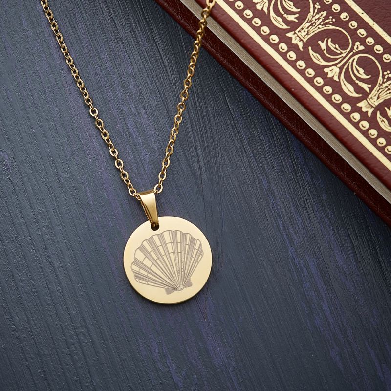 Bild von   kette mit gravur runder anhajpg | fotogeschenkideende 🎀 Geschenke mit eigenem Foto Motiv o Text
