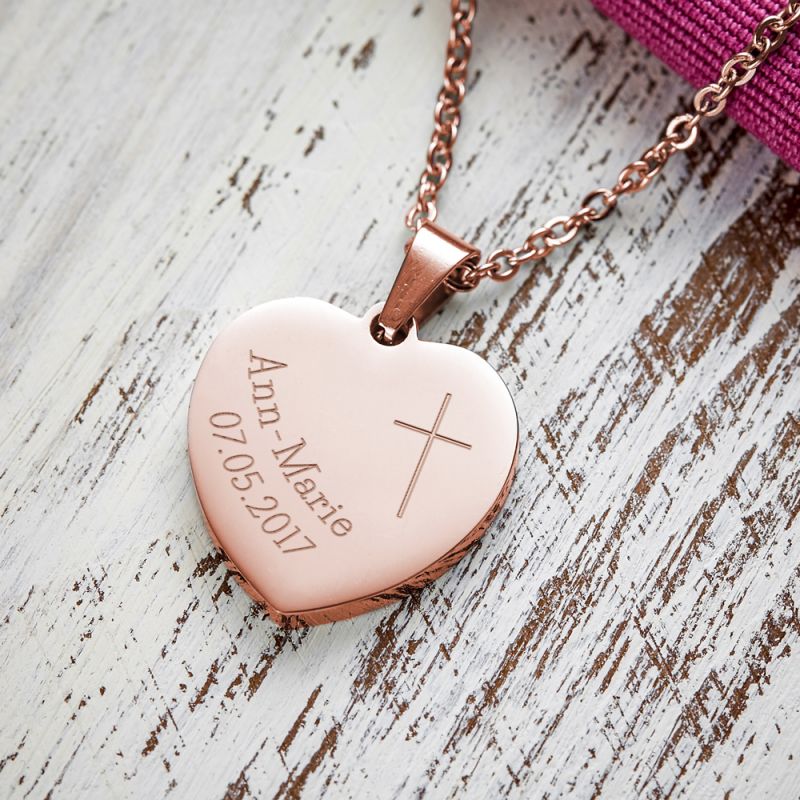 Bild von   herz anhaenger kette mit gravujpg | fotogeschenkideende 🎀 Geschenke mit eigenem Foto Motiv o Text
