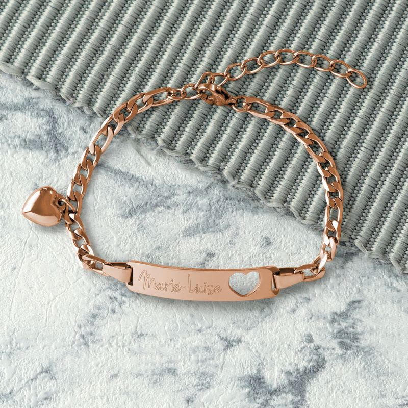 Bild von   armband mit gravur name herzjpg | fotogeschenkideende 🎀 Geschenke mit eigenem Foto Motiv o Text