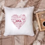 Bild von   bedrucktes kissen wortwolkejpg | fotogeschenkideende 🎀 Geschenke mit eigenem Foto Motiv o Text