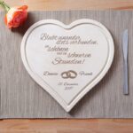 Bild von   graviertes herzbrett zur hochzjpg | fotogeschenkideende 🎀 Geschenke mit eigenem Foto Motiv o Text