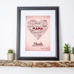 Bild von   wortwolke herz fuer mama perjpg | fotogeschenkideende 🎀 Geschenke mit eigenem Foto Motiv o Text