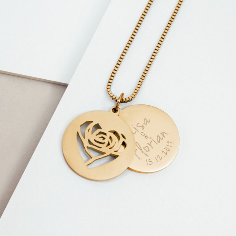 Bild von   herzkette mit gravur namen ujpg | fotogeschenkideende 🎀 Geschenke mit eigenem Foto Motiv o Text