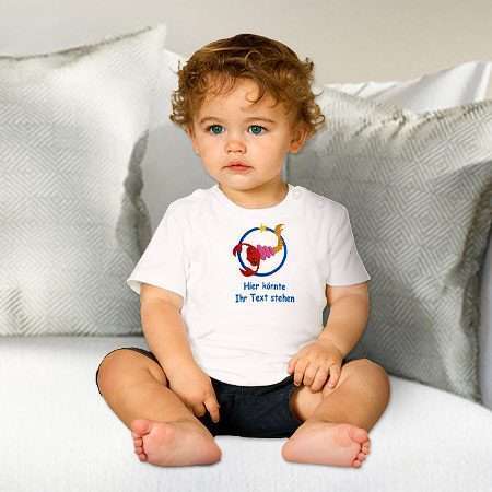 Bild von   babyshirt mit namen bestickenjpg | fotogeschenkideende 🎀 Geschenke mit eigenem Foto Motiv o Text