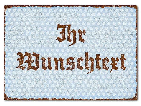 Bild von   farbiges aluschild mit polka djpg | fotogeschenkideende 🎀 Geschenke mit eigenem Foto Motiv o Text