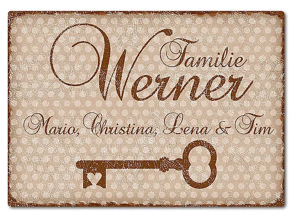 Bild von   farbiges aluschild mit polka djpg | fotogeschenkideende 🎀 Geschenke mit eigenem Foto Motiv o Text