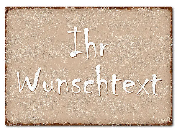 Bild von   farbiges blechschild mit wunscjpg | fotogeschenkideende 🎀 Geschenke mit eigenem Foto Motiv o Text