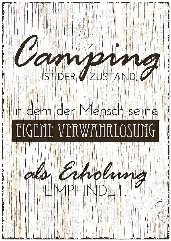 Bild von   blechschild groesse a campijpg | fotogeschenkideende 🎀 Geschenke mit eigenem Foto Motiv o Text