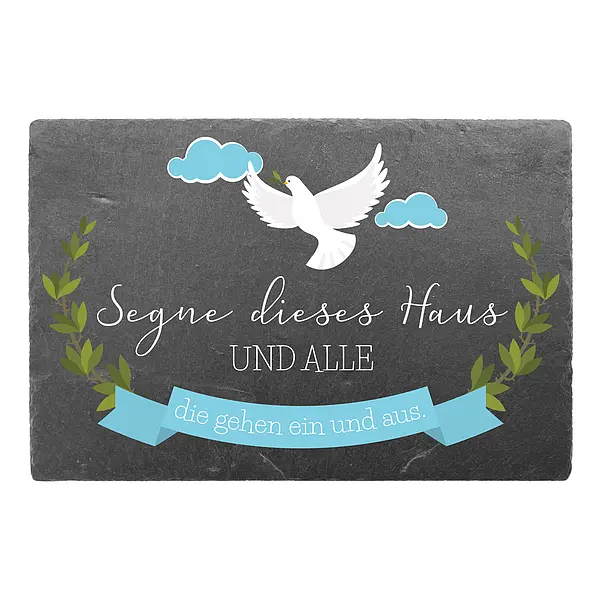 Bild von   spruchschild aus schiefer mitjpg | fotogeschenkideende 🎀 Geschenke mit eigenem Foto Motiv o Text