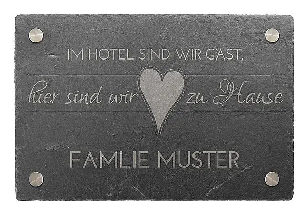 Bild von   tuerschild aus schiefer  xjpg | fotogeschenkideende 🎀 Geschenke mit eigenem Foto Motiv o Text