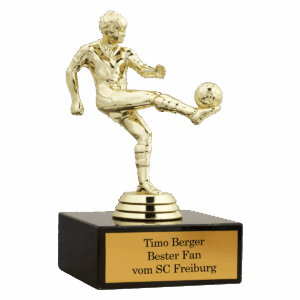 Die Fußballer-Statue - die besondere Auszeichnung