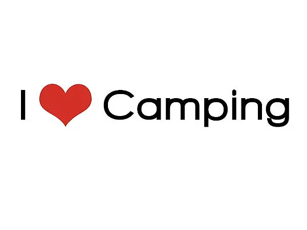 Bild von   aufkleber i love camping jpg | fotogeschenkideende 🎀 Geschenke mit eigenem Foto Motiv o Text