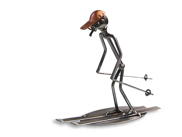 Bild von   metallmann skifahrer wired ljpg | fotogeschenkideende 🎀 Geschenke mit eigenem Foto Motiv o Text