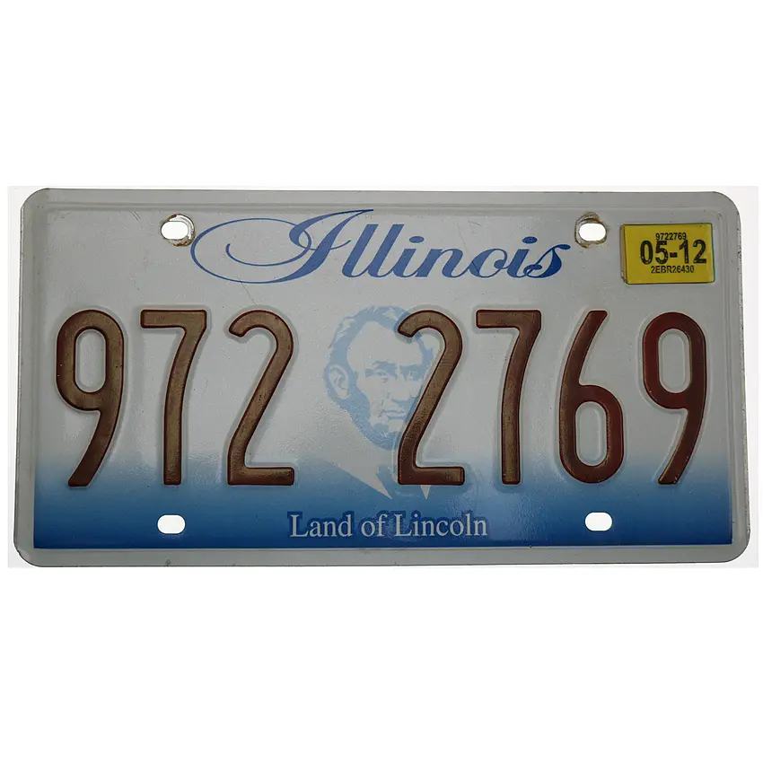 Bild von   us nummernschild illinois neujpg | fotogeschenkideende 🎀 Geschenke mit eigenem Foto Motiv o Text