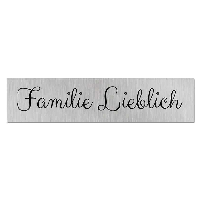 Bild von   silbernes namensschild mit wunjpg | fotogeschenkideende 🎀 Geschenke mit eigenem Foto Motiv o Text