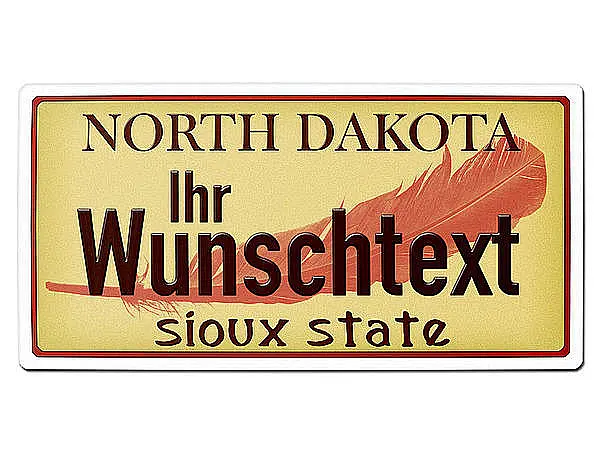 Bild von   north dakota usa dekoschild mijpg | fotogeschenkideende 🎀 Geschenke mit eigenem Foto Motiv o Text