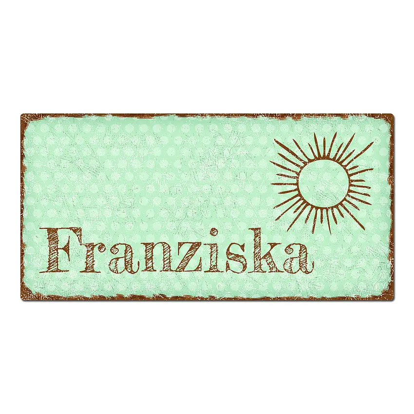 Bild von   dekoschild puenktchen mit wunsjpg | fotogeschenkideende 🎀 Geschenke mit eigenem Foto Motiv o Text