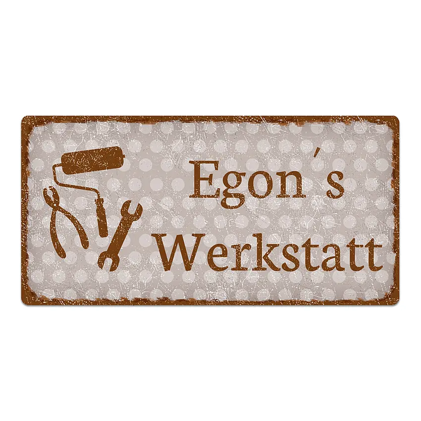 Bild von   dekoschild puenktchen mit wunsjpg | fotogeschenkideende 🎀 Geschenke mit eigenem Foto Motiv o Text