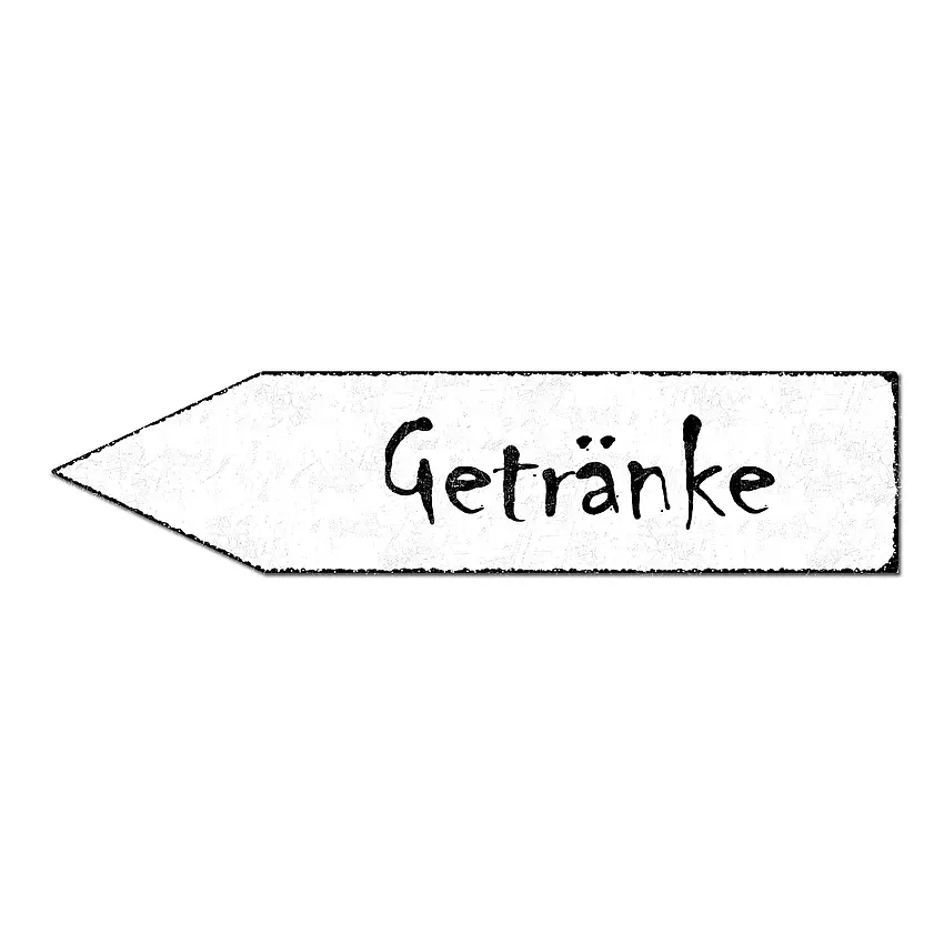 Bild von   wegweiser getraenke schild ajpg | fotogeschenkideende 🎀 Geschenke mit eigenem Foto Motiv o Text