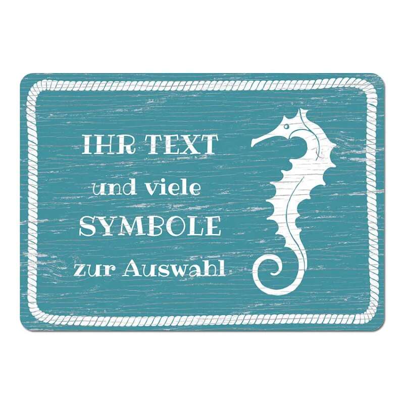 Bild von   maritimes dekoschild a mit wujpg | fotogeschenkideende 🎀 Geschenke mit eigenem Foto Motiv o Text