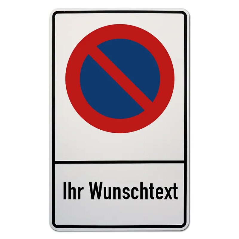 Bild von   parkverbotsschild mit wunschtejpg | fotogeschenkideende 🎀 Geschenke mit eigenem Foto Motiv o Text