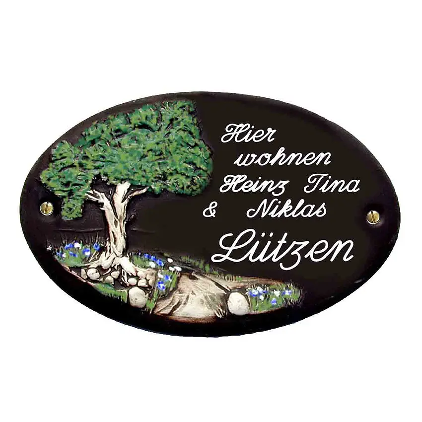 Bild von   keramik tuerschild klassik ajpg | fotogeschenkideende 🎀 Geschenke mit eigenem Foto Motiv o Text