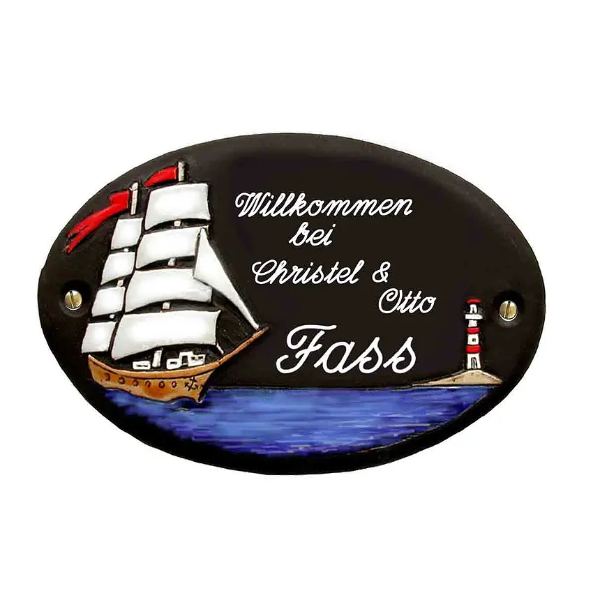 Bild von   keramik tuerschild klassik ajpg | fotogeschenkideende 🎀 Geschenke mit eigenem Foto Motiv o Text