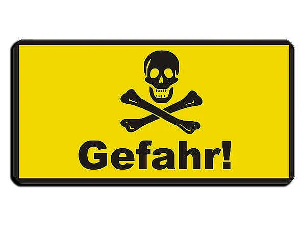 Bild von   warnschild warnung vor gefahjpg | fotogeschenkideende 🎀 Geschenke mit eigenem Foto Motiv o Text