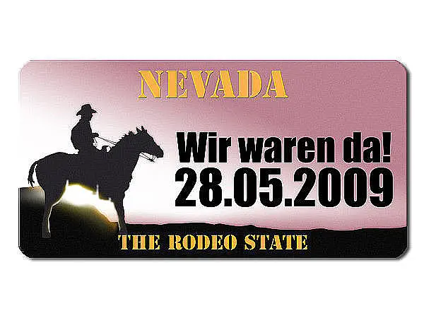 Bild von   nevada us kennzeichen mit indijpg | fotogeschenkideende 🎀 Geschenke mit eigenem Foto Motiv o Text
