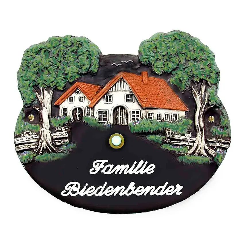 Bild von   keramik klingelschild klassijpg | fotogeschenkideende 🎀 Geschenke mit eigenem Foto Motiv o Text