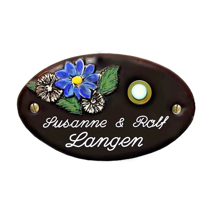 Bild von   keramik klingelschild klassijpg | fotogeschenkideende 🎀 Geschenke mit eigenem Foto Motiv o Text