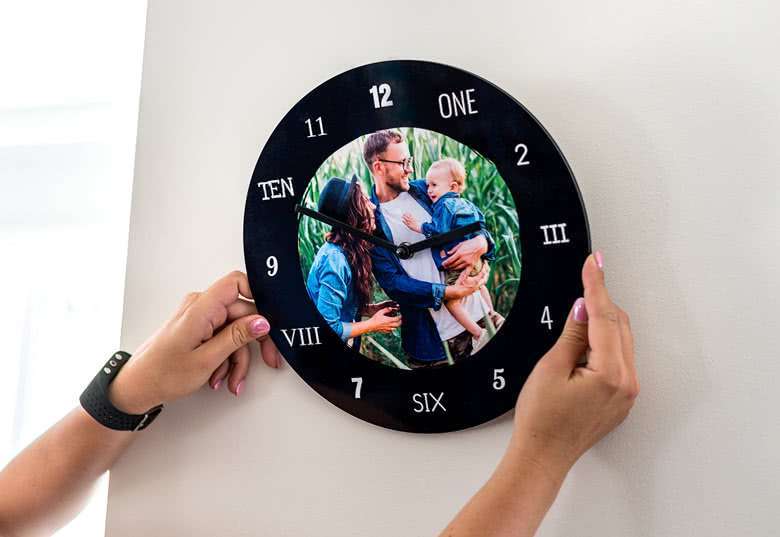 Wanduhr rund gross