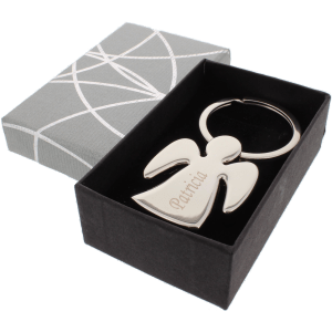 Schutzengel-Schlüsselanhänger mit Gravur