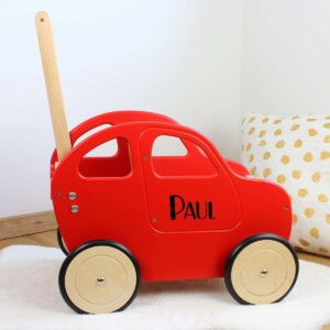 Personalisierbarer Puppenwagen Lauflernwagen Auto