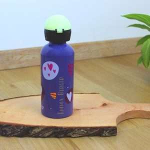 SIGG-Trinkflasche mit Namensgravur groß (400 ml) Herzen