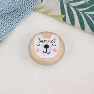 Musikdose Spieluhr Eisbär mit Personalisierung