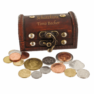 Piraten-Schatzkiste mit individueller Gravur