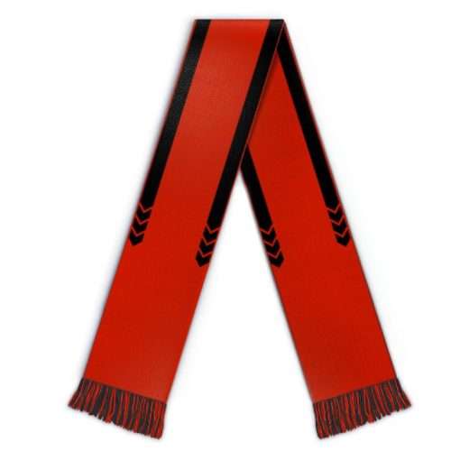 Fanschal schwarze Balken