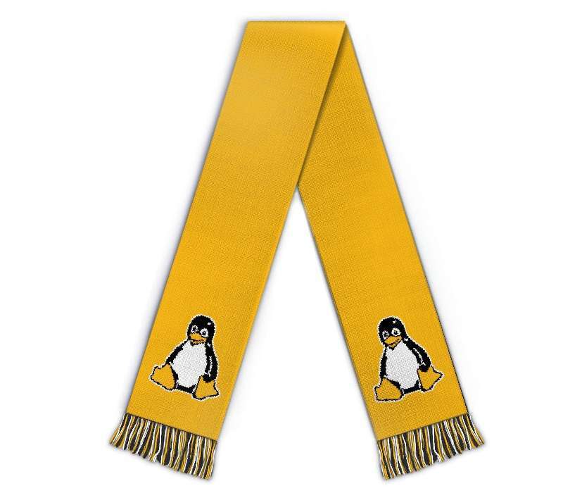 Bild von   fanschal pinguin tuxjpg | fotogeschenkideende 🎀 Geschenke mit eigenem Foto Motiv o Text