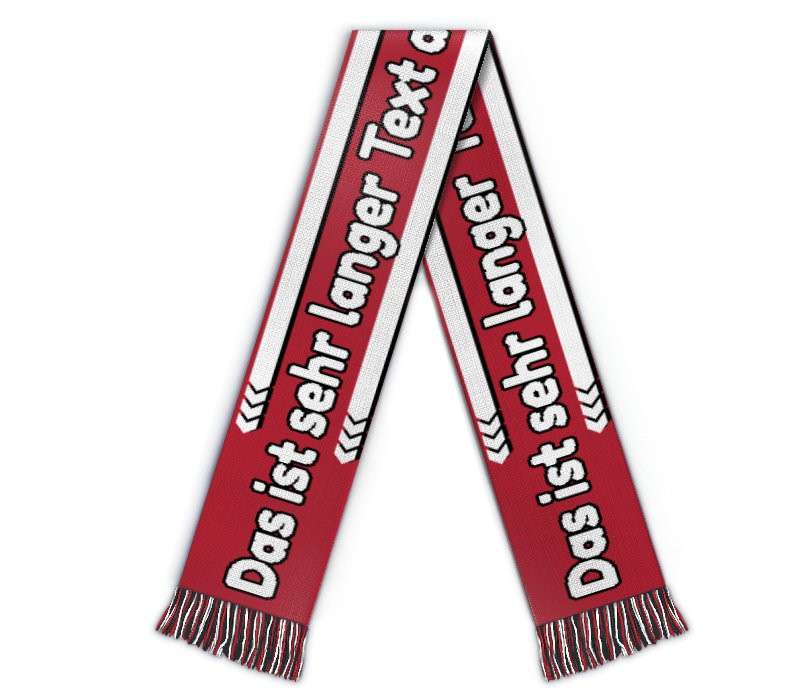 Maxi Fanschal mit Balken