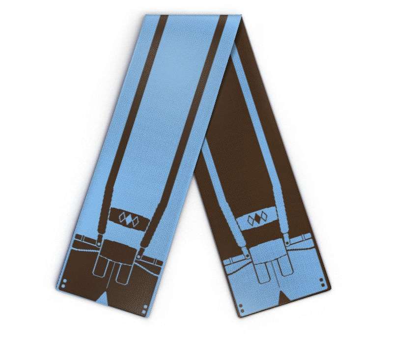 Design Schal Lederhose